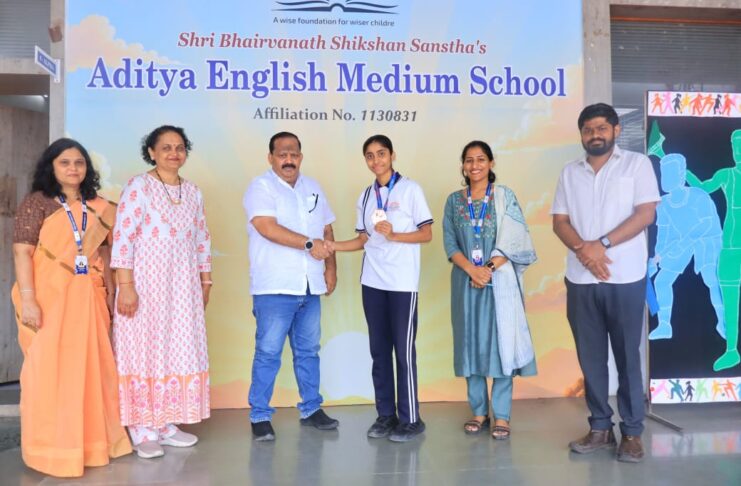 बाणेर येथील आदित्य इंग्लिश मीडियम स्कूल ची राष्ट्रीय तायक्वांदो स्पर्धेत चमकदार कामगिरी; प्रगती स्वामीला कांस्यपदक…
